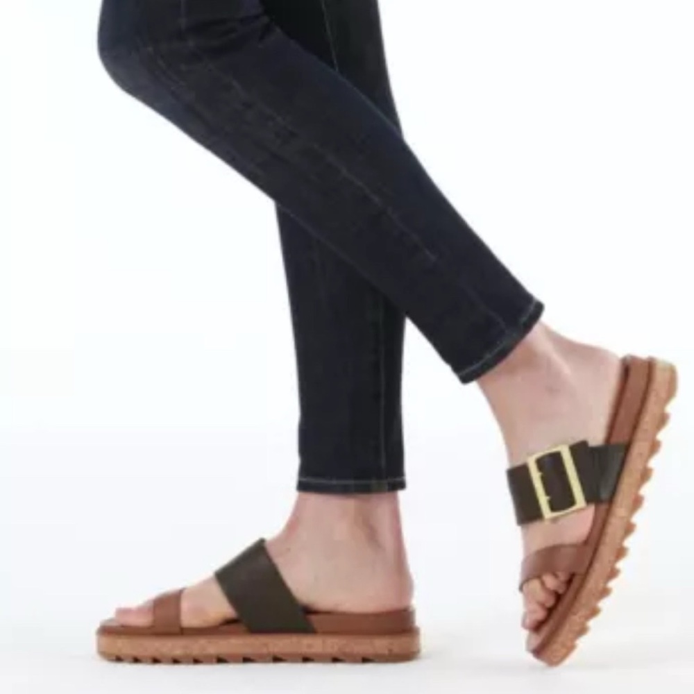 Sorel Brown Tan Sandals
